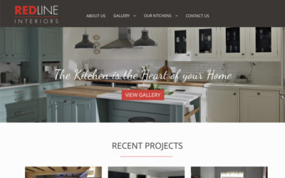 RedLine Interiors website