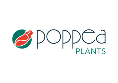 Rare Design: Logo Design Poppea Plants